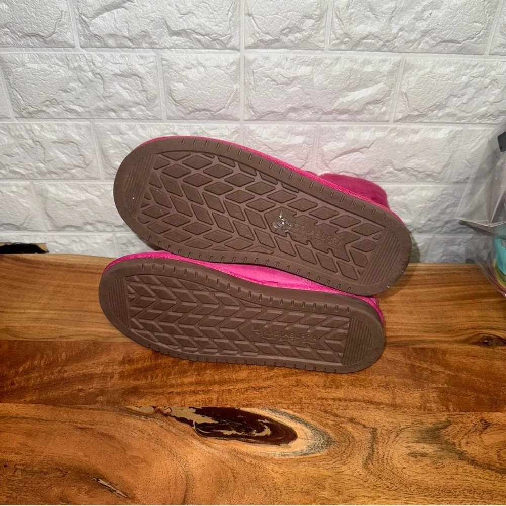 Koolaburra by UGG Pink Suede Faux-Fur Winter Boots |‎ Size 4